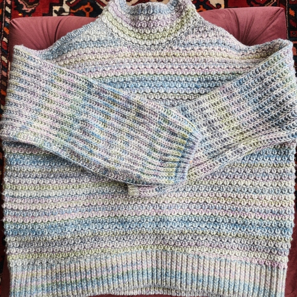 CLUB MONACO space dyed mockneck sweater size large - Picture 7 of 9